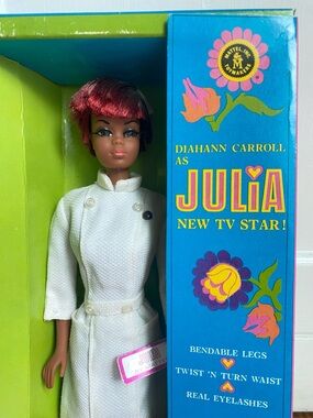 1968 Vintage Barbie Julia Doll with Red Hair in Box. Perfect condition.